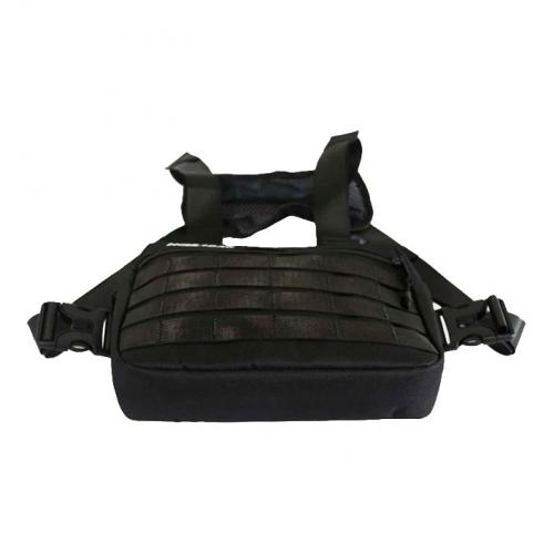 Тактична нагрудна сумка з Cordura 1000D, розгрузка чоловіча чорна