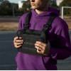 Тактична нагрудна сумка з Cordura 1000D, розгрузка чоловіча чорна
