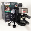 Кавомашина Rainberg RB-8111 кавоварка ріжкова з капучинатором 2200W Espresso, маленька кавоварка