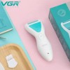 Електрична пемза для ніг з 2 насадками, від USB, VGR V-812 / Акумуляторна пемза для п'ят / Електропемза