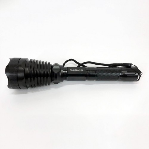 Ліхтар тактичний Police Q2800-T6 18650 х 2, заряджається від мережі 220В та авто ЗУ 12В, виносна кнопка