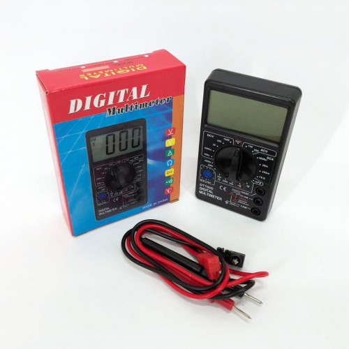 Цифровий мультиметр Digital Tech DT700D великий дисплей (зі звуком), мультиметр із захистом