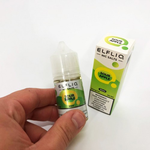 Рідина ELFLIQ 30мл 5%. Кисле яблуко (Sour Apple)