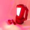 Ліхтар кемпінг переносний T100A-10W+2COB з бічними LED white/red/blue, Акумуляторна лампа для кемпінгу