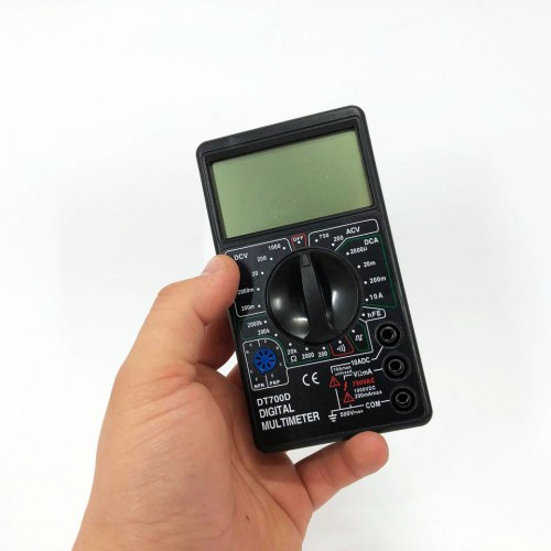 Цифровий мультиметр Digital Tech DT700D великий дисплей (зі звуком), мультиметр із захистом