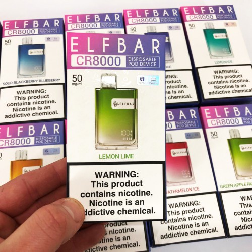 Elf Bar CR8000. Лимон Лайм (Lemon Lime)