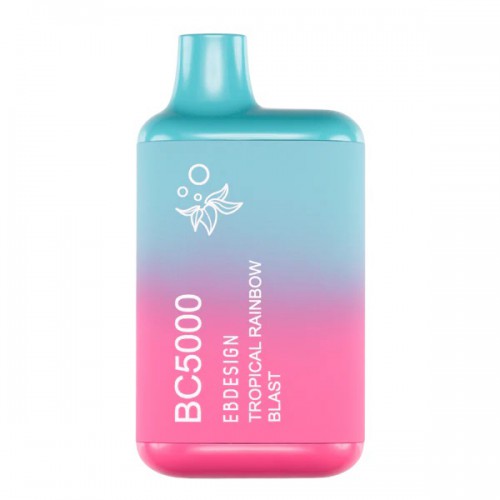 Elf Bar BC5000 5%. Тропічний веселковий вибух (Tropical Rainbow Blast)