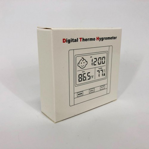 Цифровий термометр гігрометр Thermometer TH108, Домашній гігрометр, Термометр гігрометр кімнатний