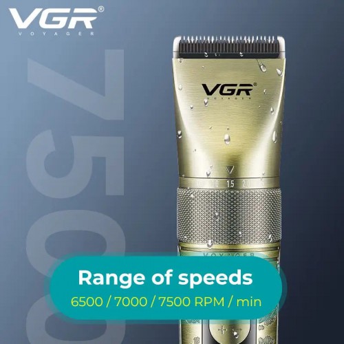 Акумуляторна машинка для стрижки VGR V-659, Машинка для стрижки волосся домашня підстригальна