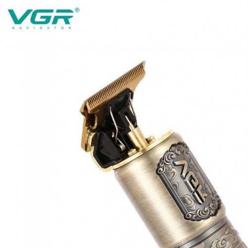Машинка для стрижки волосся VGR V-073 акумуляторний бездротовий триммер для бороди та вусів