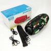 Портативна Bluetooth колонка TG534 SD IPX5 з ремінцем, гучна блютуз колонка. Колір: камуфляж