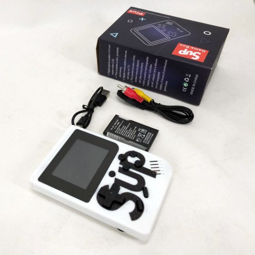 Ігрова приставка консоль Sup Game Box 500 ігор, Ретро приставка денді, Тетріс приставка. Колір: білий