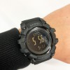 Годинник наручний чоловічий SKMEI 1356BK BLACK, фірмовий спортивний годинник. Колір: чорний