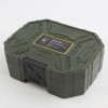 Багатофункціональний армійський ліхтар D50-SMD індикація заряду, запальничка. Колір: зелений