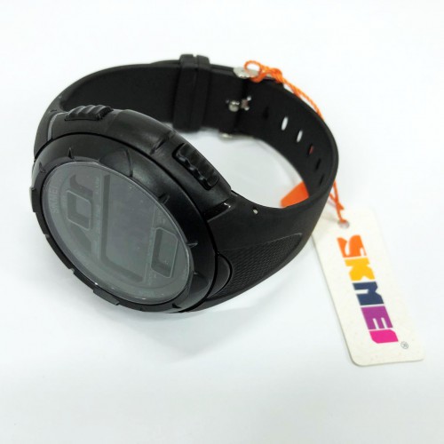 Годинник наручний чоловічий SKMEI 1656BK BLACK, водостійкий тактичний годинник. Колір: чорний