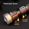Ліхтар PLD-008 WHITE LASER LED PM10-TG, power bank, Ліхтарик тактичний акумуляторний ручний