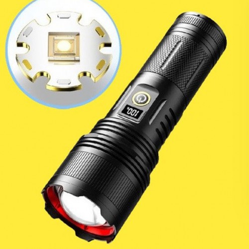 Ліхтар ручний акумуляторний PLD-503-TG powerbank, потужний акумуляторний лед ліхтарик, супер яскравий ліхтарик