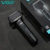 Електробритва бездротова акумуляторна для вологого та сухого гоління VGR V-371