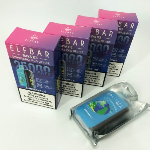Elf Bar Raya D3 25000. Чорниця (Blueberry Ice)