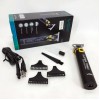 Машинка для стрижки VGR V-082 акумуляторна бездротова професійна + 3 насадки триммер для волосся
