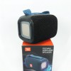 Портативна колонка Bluetooth TG339 5W з RGB підсвічуванням, Акумуляторна колонка для музики. Колір: чорний