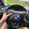 Авто подушки 2шт — набір BMW з натуральної шкіри, на підголівник у машину, Автомобільна подушка БМВ