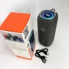 Портативна колонка Bluetooth TG654 8W з підсвічуванням, Бездротова колонка портативна потужна. Колір: сірий
