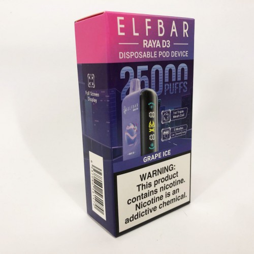 Elf Bar Raya D3 25000. Виноград (Grape Ice)
