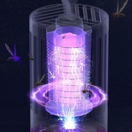 Лампа-пастка для комарів Побутова із зарядкою від Usb 1001 MOSQUITO LAMP, портативна