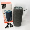 Портативна колонка Bluetooth TG654 8W з підсвічуванням, Бездротова колонка портативна потужна. Колір: сірий