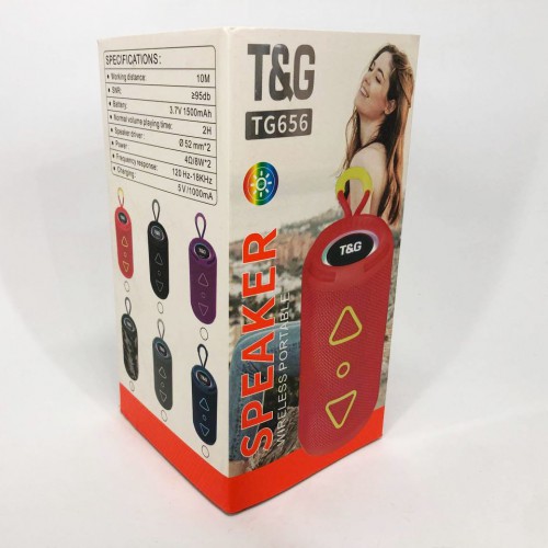Bluetooth колонка портативна TG656 FM-радіо, Гучна колонка для вечірки. Колір: камуфляж