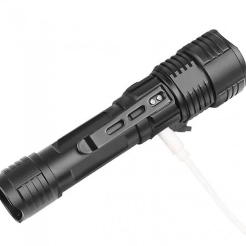 Ліхтар ручний акумуляторний PLD-11-4XPE(RGB), Кишеньковий ліхтар із usb зарядкою, Тактичний ліхтар police