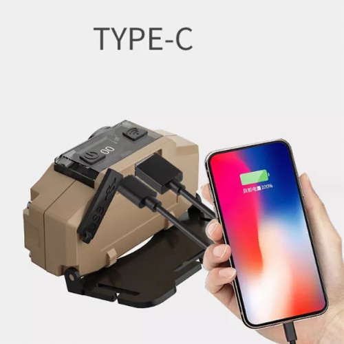 Ліхтар налобний CH-8825-3P35+COB(white+yellow)+RGB, Ліхтар на голову діодний, Ліхтар акумуляторний