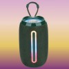 Портативна Bluetooth-колонка TG653 USB з ремінцем бездротова колонка портативна потужна. Колір: зелений