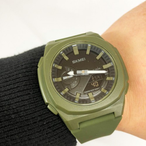 Годинник наручний чоловічий SKMEI 2091AGBK, тактичний годинник, годинник армійський оригінал, наручний для військових