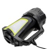 Ліхтар кемпінг переносний T100A-10W+2COB з бічними LED white/red/blue, Акумуляторна лампа для кемпінгу