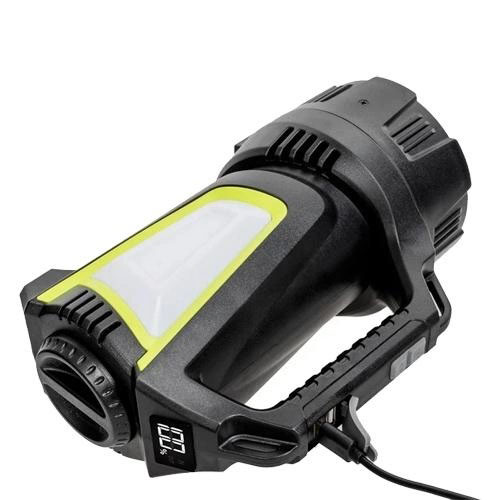 Ліхтар кемпінг переносний T100A-10W+2COB з бічними LED white/red/blue, Акумуляторна лампа для кемпінгу