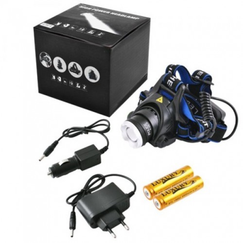 Ліхтар налобний Police BL-6699 (204C), Налобний ліхтарик bailong, Налобний ліхтарик з usb зарядкою