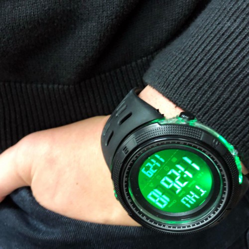 Годинник наручний чоловічий SKMEI 2070BK BLACK. Колір: чорний