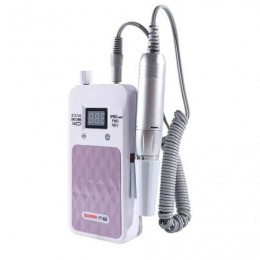 Портативний фрезер для нігтів Nail Drill YT-928 акумуляторний з індикатором заряду на 35 000 оборотів. Колір: білий