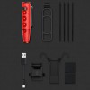 Велоліхтар LEADBIKE LD77-LS-4 LED з лазерною розміткою, Ліхтар акумуляторний світлодіодний велосипедний