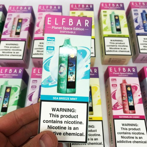 ELF BAR Planet 25000. М'ята (Sea Breeze Mint)