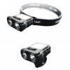 Ліхтар налобний SH-T808-2XPE-20SMD-white/red з датчиком руху, потужний налобний ліхтар для риболовлі