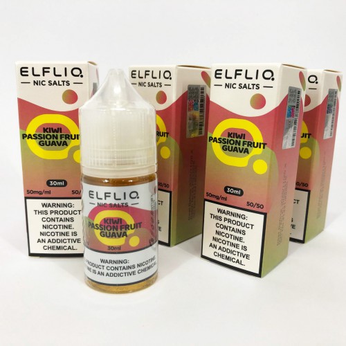 Рідина ELFLIQ 30мл 5%. Ківі Маракуя Гуава (Kiwi Passionfruit Guava)