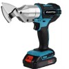 Ножиці акумуляторні по металу в кейсі Krafftec DJS130R, 2 акб 36V/5AP