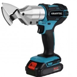 Ножиці акумуляторні по металу в кейсі Krafftec DJS130R, 2 акб 36V/5AP