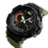 Годинник наручний чоловічий SKMEI 1343KH KHAKI, водостійкий тактичний годинник. Колір: хакі
