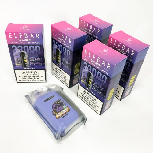 ELF BAR GH 23000 5%. Виноград (Grape Ice)
