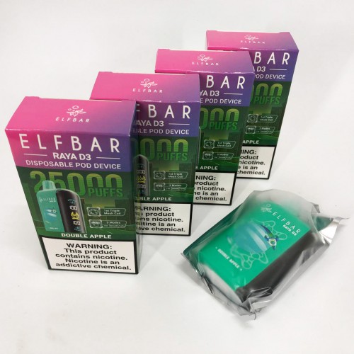 Elf Bar Raya D3 25000. Яблуко (Double Apple)