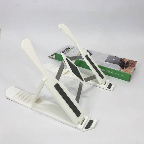 Підставка для ноутбука Multi-Position foldable bracket JC-25 8х22смСтильна підставка. Колір: білий
